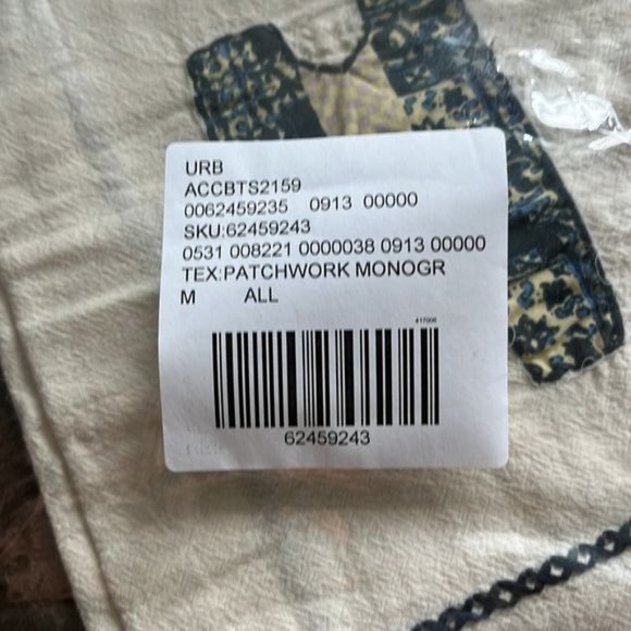 Kitchen Towel Patchwork Monogram Letter M - Picture 4 of 6